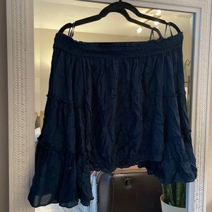 Free People Blue Off The Shoulder Top - Size S